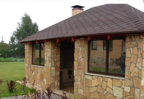 Плитняк златолит жёлтый для фасада 1,5-3 см купить в Лосино-Петровском