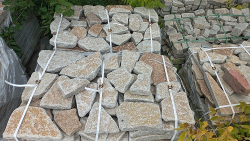 Гранитный плитняк галтованный для парковки купить в Лосино-Петровском