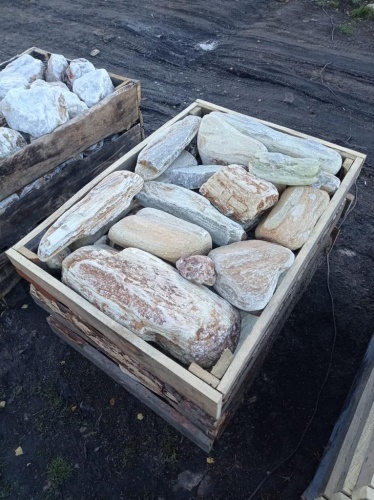 Златолит жёлтый, жёлто-зелёный глыбки и валуны для ланшафтного дизайна купить в Лосино-Петровском