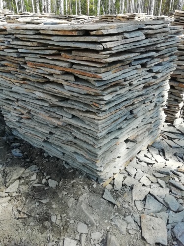 Плитняк златолит Уральский для цоколя, отмостки купить в Лосино-Петровском